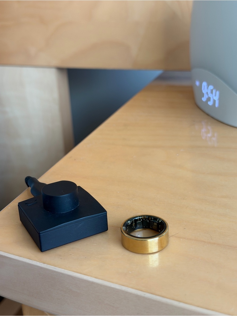 Gold Ultrahuman Air Ring Size 8